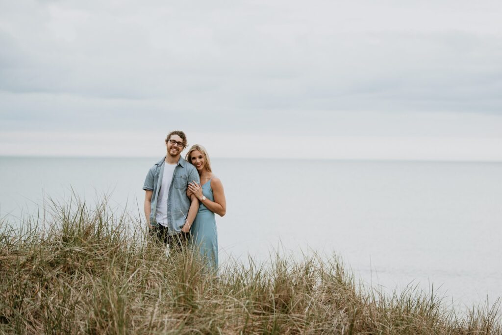 Brit Rader Photography-Silver Beach St. Joe Michigan Adventure Engagement Photos-Ashley + Bryan