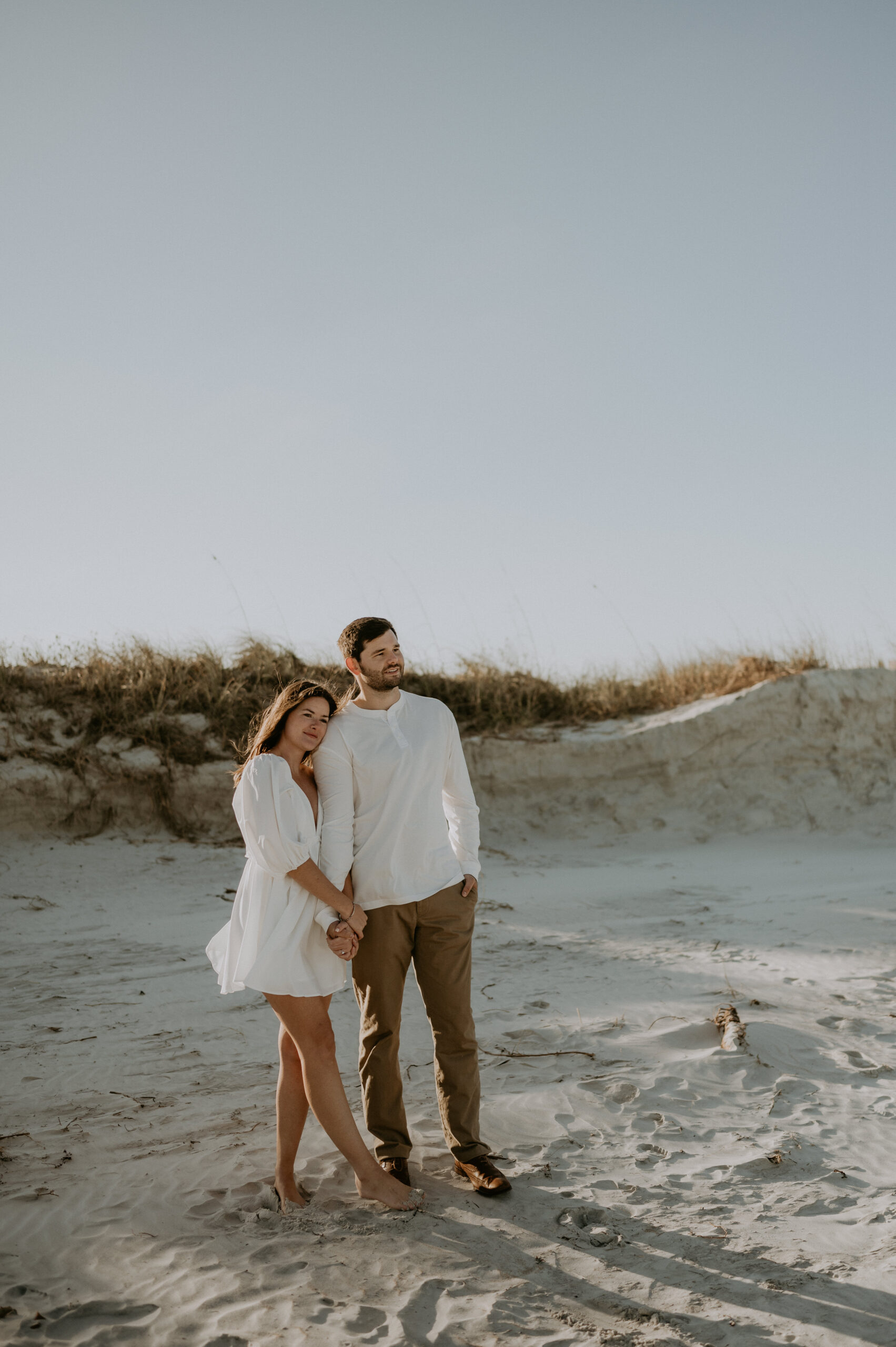 Couple eloping on the beach | Brit Rader Photography
